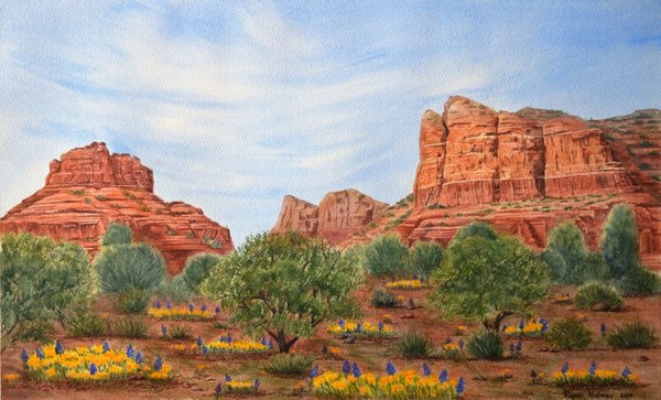 Wedding View | 11" x 20" | Commission